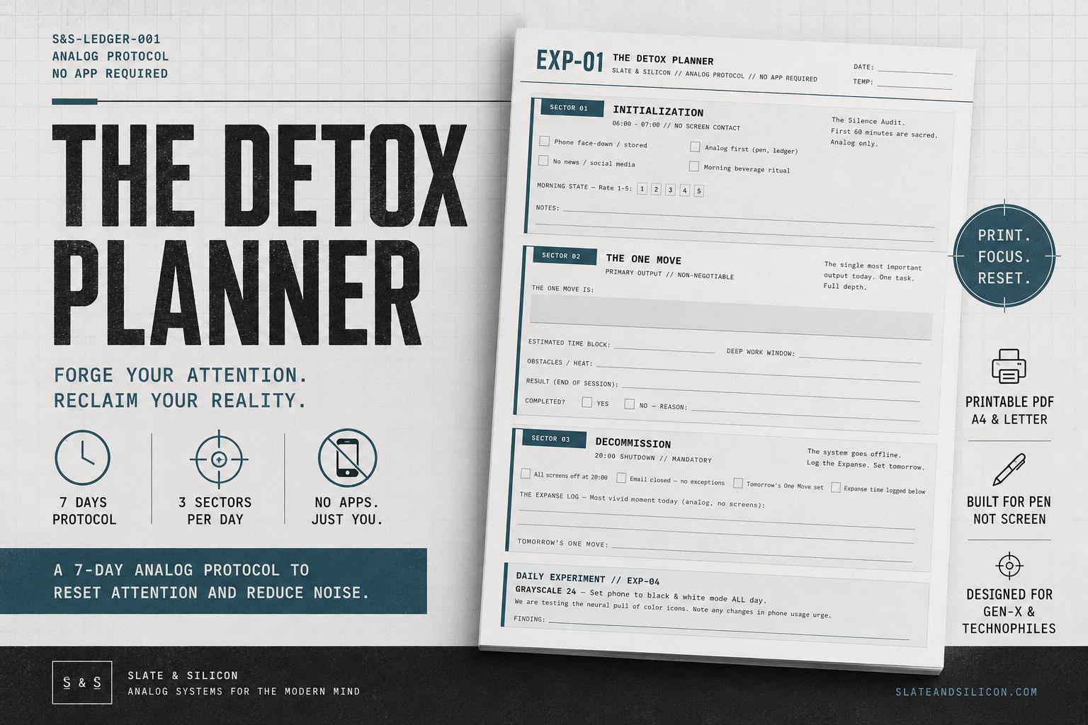 7-Day Detox Planner